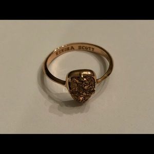 Kendra Scott Haylee rose gold drusy ring